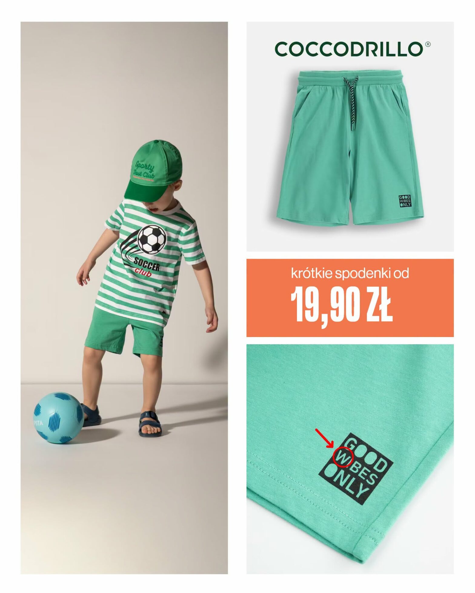 Krótkie spodenki od 19,90 zł