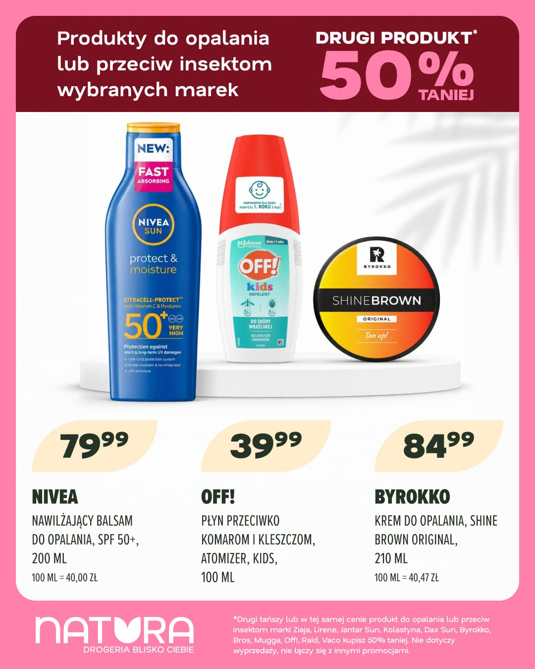 Produkty do opalania i na insekty – Drogeria Natura